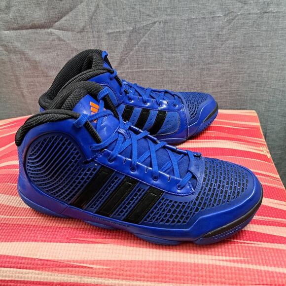 Size 13 - Adidas Adipure Men Blue Solid Black - Picture 3 of 16